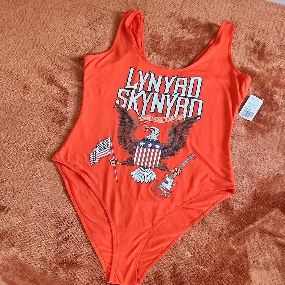 Women's Orange Swimsuit